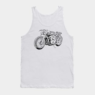 Cafe racer motorcycle Tank Top